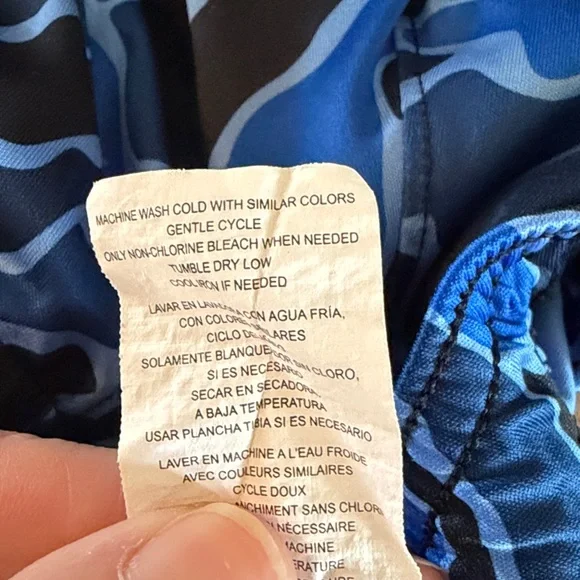 Blue Camo Shorts - Picture 4 of 4